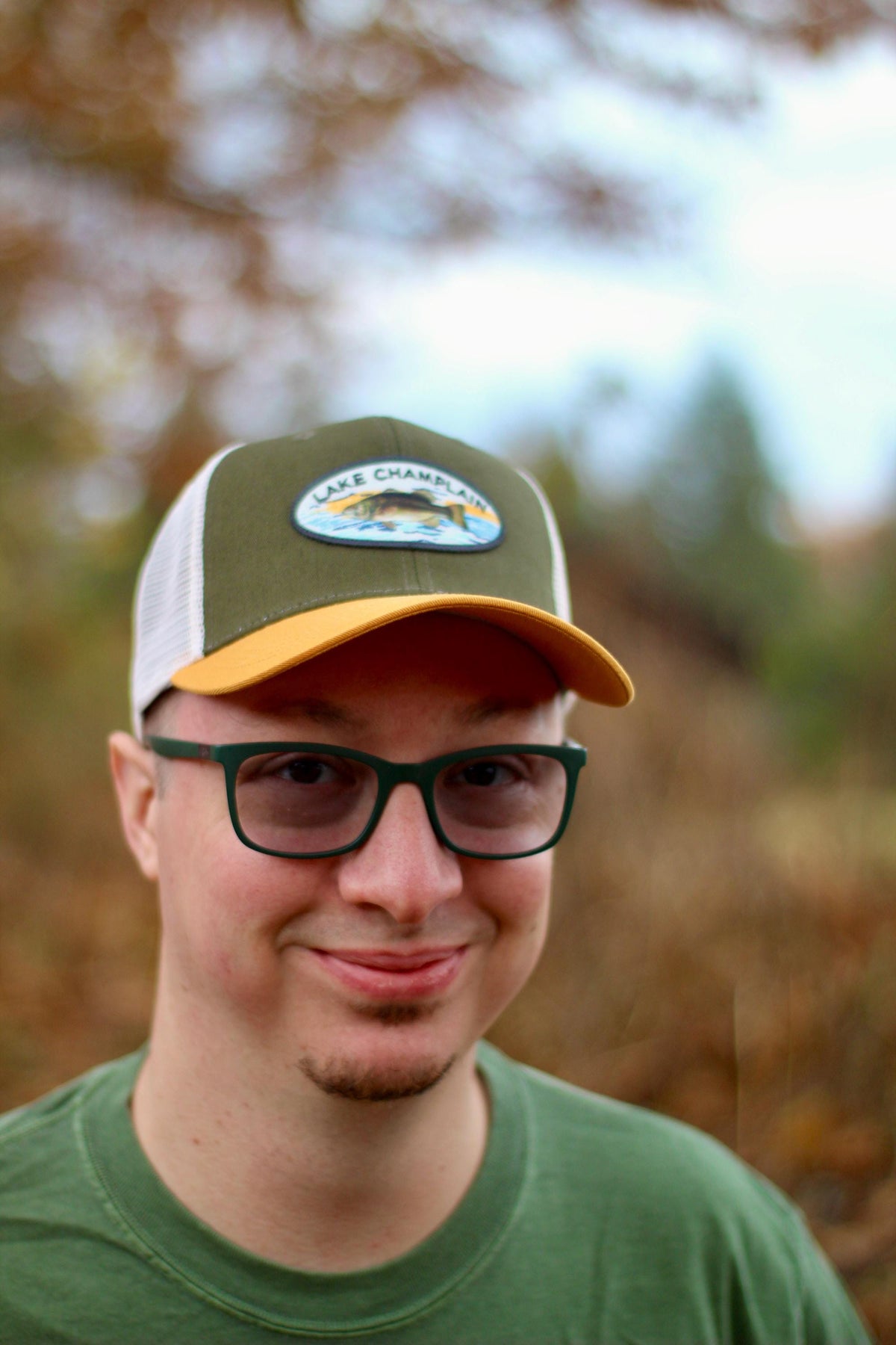 Lake Champlain Bass Trucker Hat: Fishing Gift