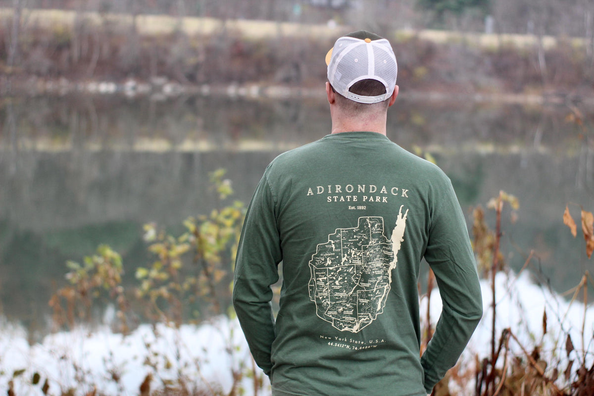 Adirondack Park Long Sleeve Shirt: North Country Comfort Colors Tee