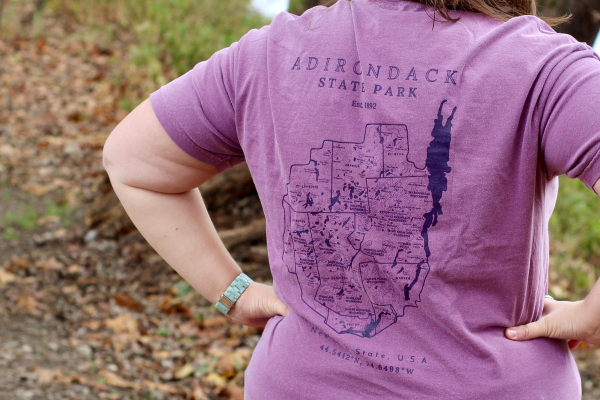 Adirondack Mountain Mama Long or Short Sleeve Shirt: North Country Gift