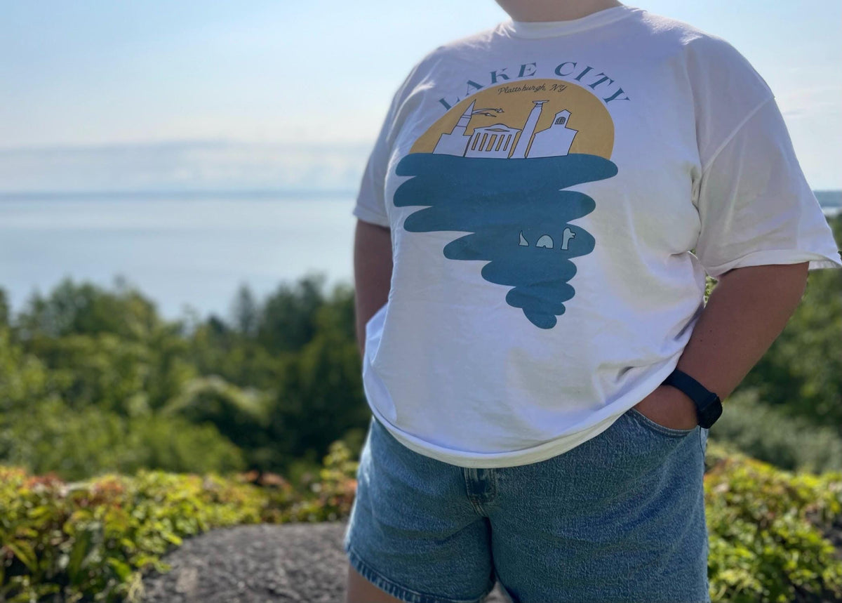 The Lake City T-Shirt | SUNY Plattsburgh | Lake Champlain | Plattsvegas | North Country | NoCo | Champ Champy