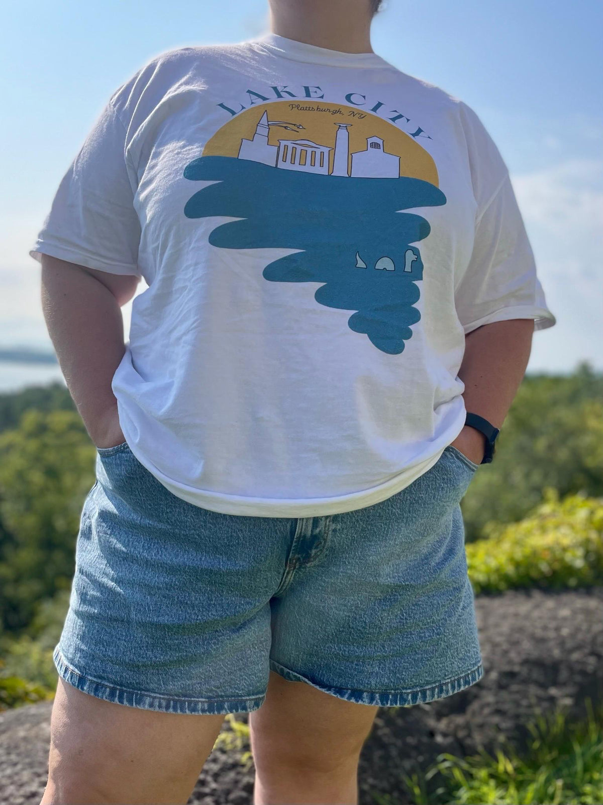 The Lake City T-Shirt | SUNY Plattsburgh | Lake Champlain | Plattsvegas | North Country | NoCo | Champ Champy