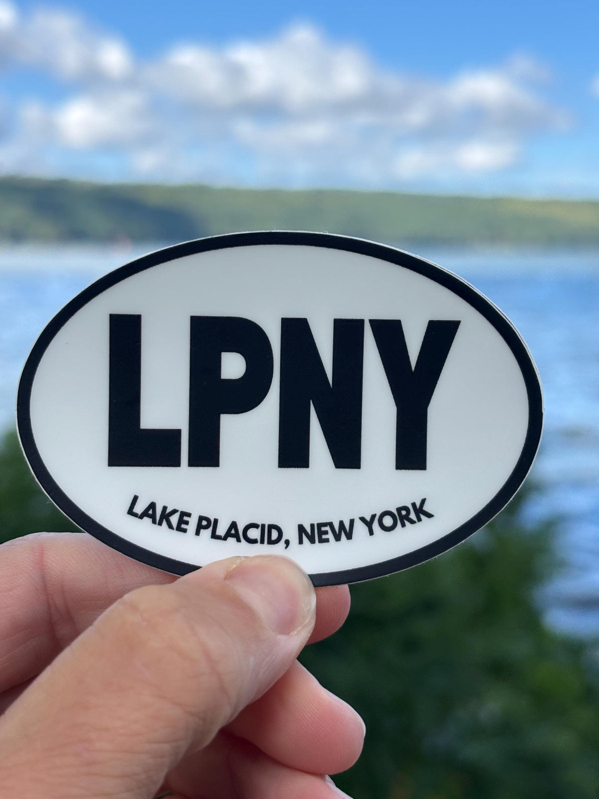 LPNY Lake Placid Sticker, Lake Placid NY Sticker, Adirondack Sticker, New York Lake Sticker, Upstate NY Decal, Lake Placid Souvenir