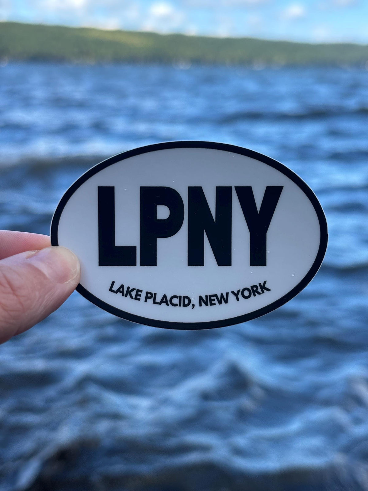 LPNY Lake Placid Sticker, Lake Placid NY Sticker, Adirondack Sticker, New York Lake Sticker, Upstate NY Decal, Lake Placid Souvenir