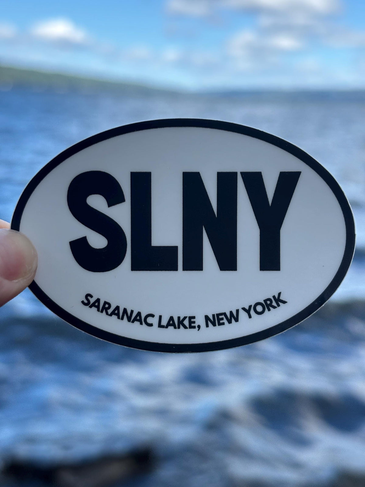 SLNY Saranac Lake Sticker, Saranac Lake NY Sticker, Adirondack Sticker, New York Lake Sticker, Upstate NY Decal, Outdoor Adventure Sticker