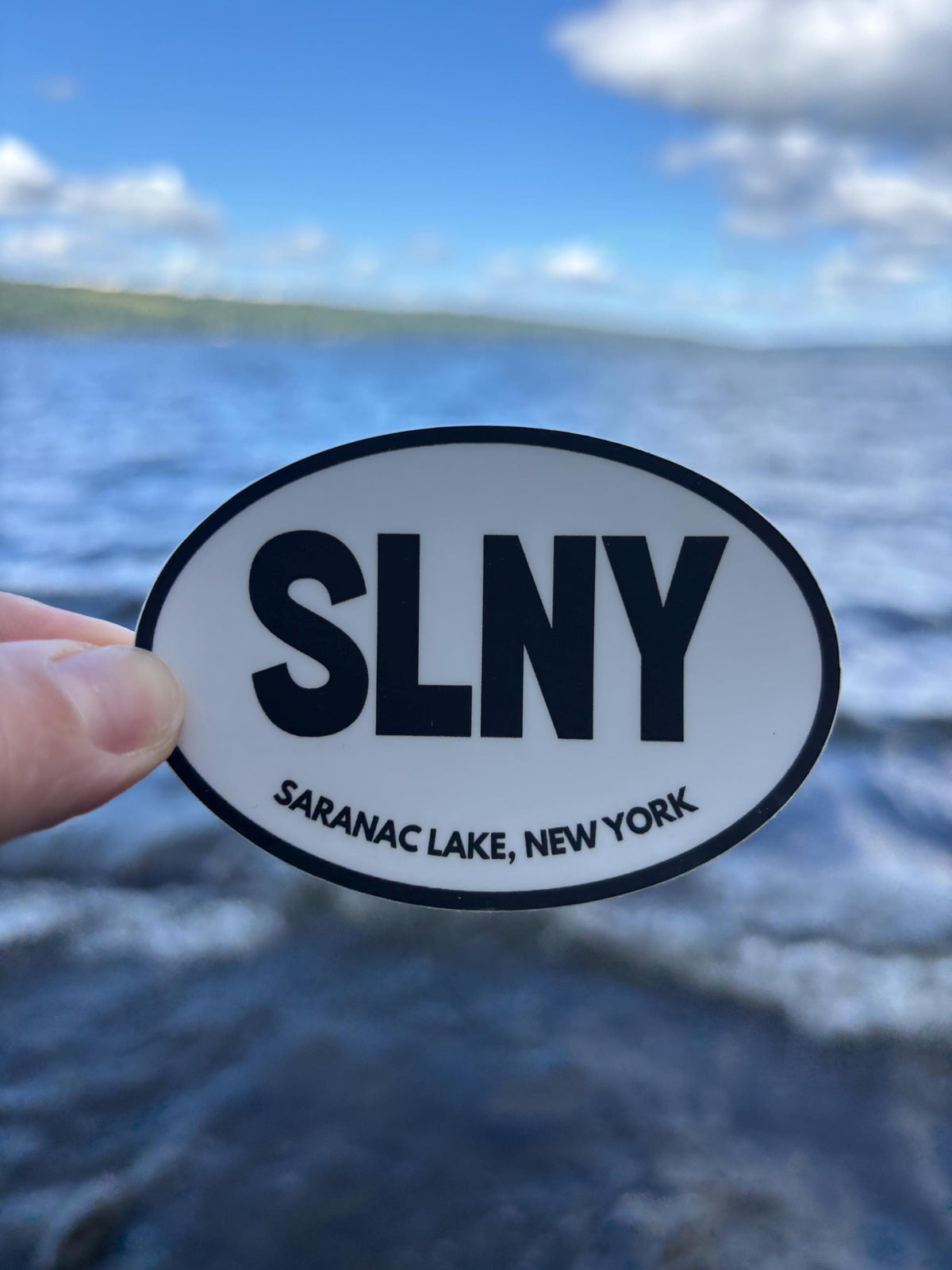 SLNY Saranac Lake Sticker, Saranac Lake NY Sticker, Adirondack Sticker, New York Lake Sticker, Upstate NY Decal, Outdoor Adventure Sticker