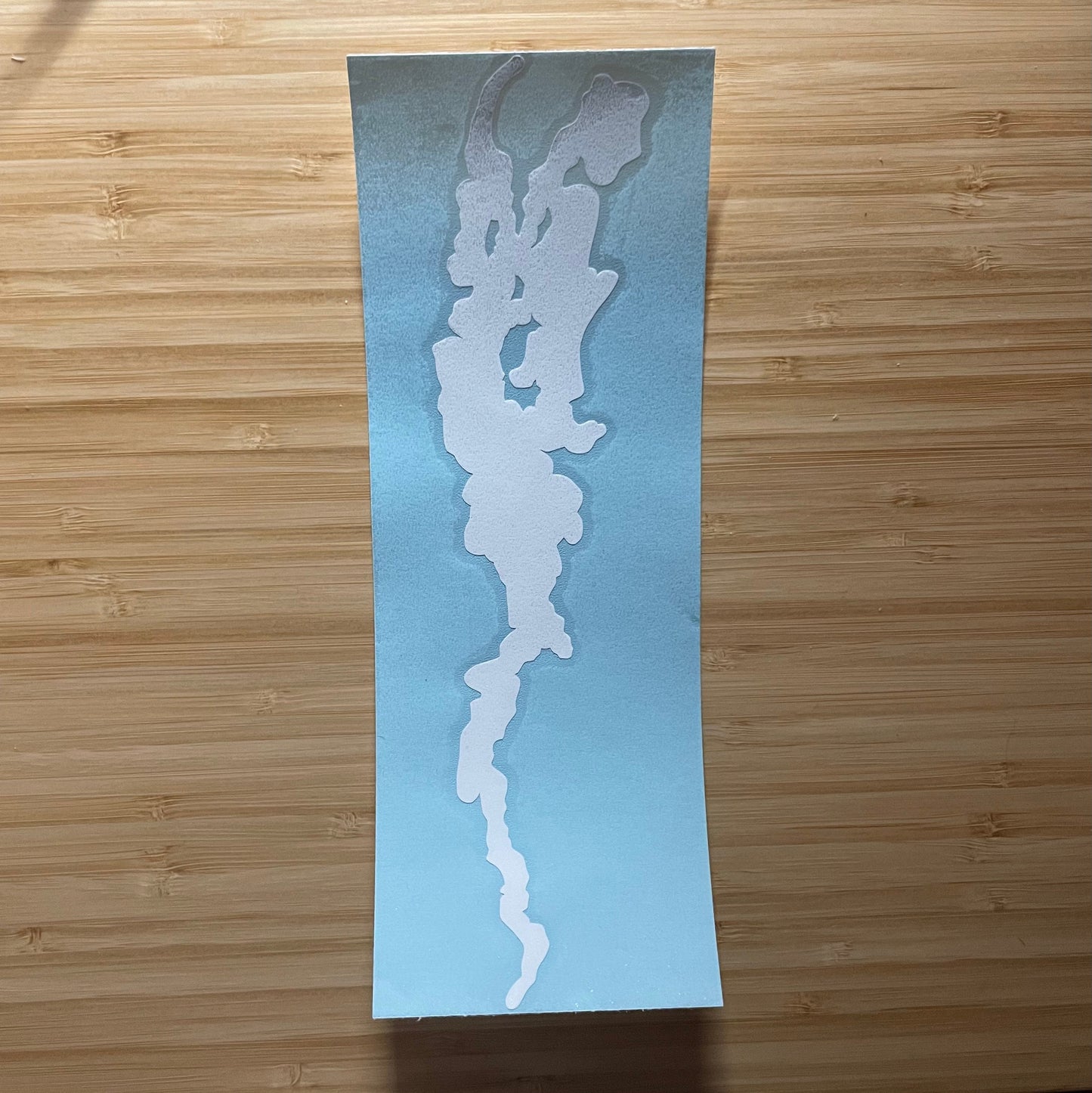Lake Champlain Outline Vinyl Sticker | Vinyl Decal | New York | North Country | Plattsburgh, New York | Burlington, Vermont | Lake Outline