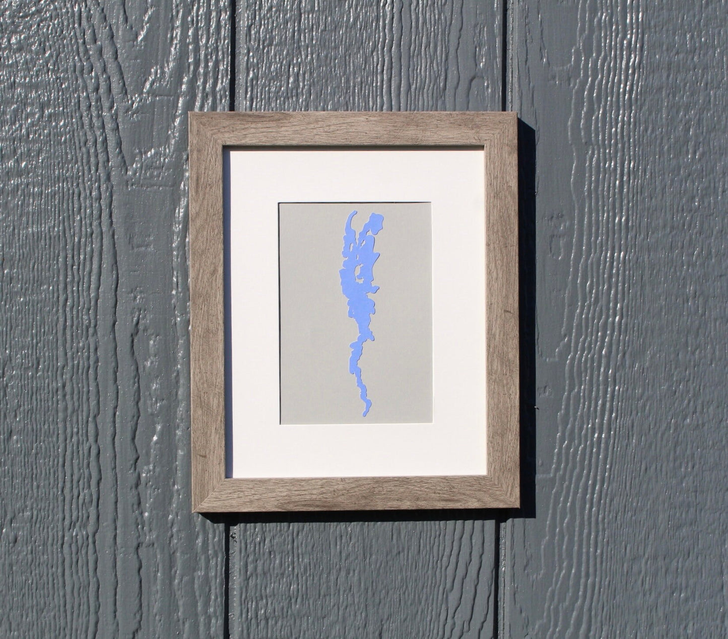 Lake Champlain Custom Wall Hanging | Plattsburgh New York | Vermont | Fishing gifts | Lake gifts | Sailing | Champlain | Custom | 5x7 Matted