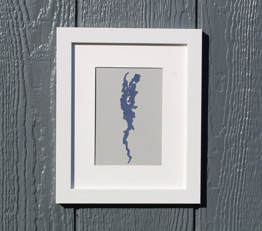 Lake Champlain Custom Wall Hanging | Plattsburgh New York | Vermont | Fishing gifts | Lake gifts | Sailing | Champlain | Custom | 5x7 Matted