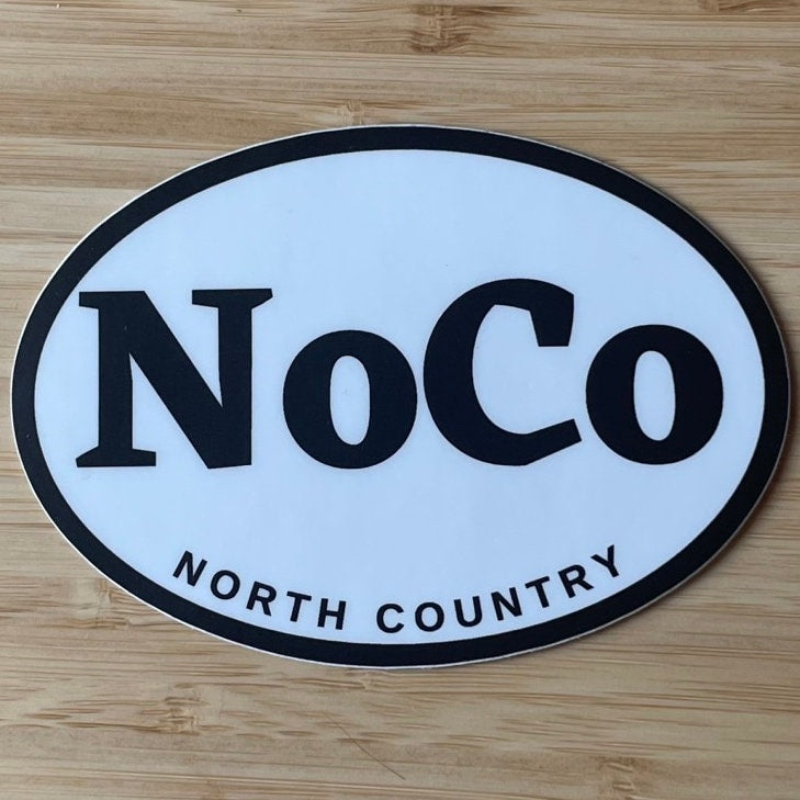 North Country Sticker | NoCo | New York | Plattsburgh, New York | Lake Champlain | SUNY Plattsburgh | Plattsburgh State | Upstate NY | Decal