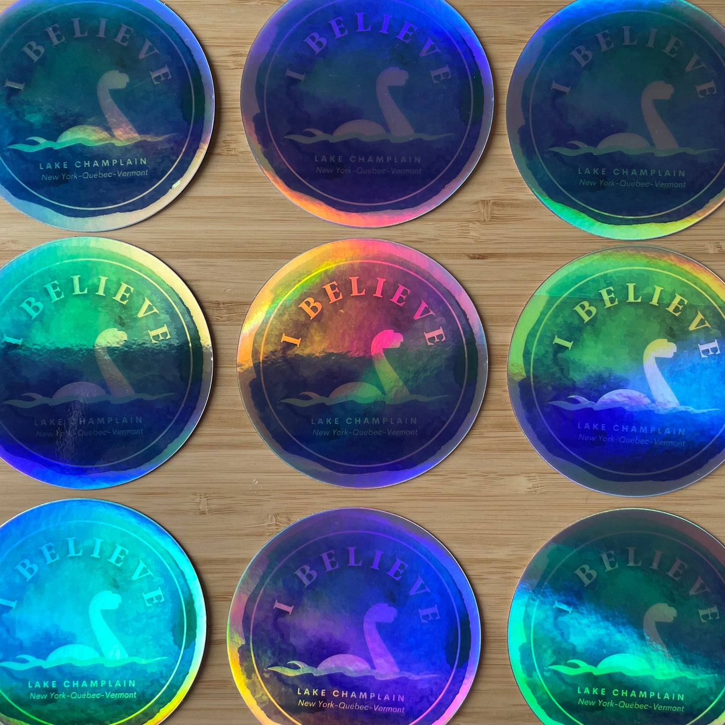Lake Champlain Champy I Lake Monster Sticker | Plattsburgh | Burlington | I Believe | North Country gift | Water Bottle Sticker | Champ