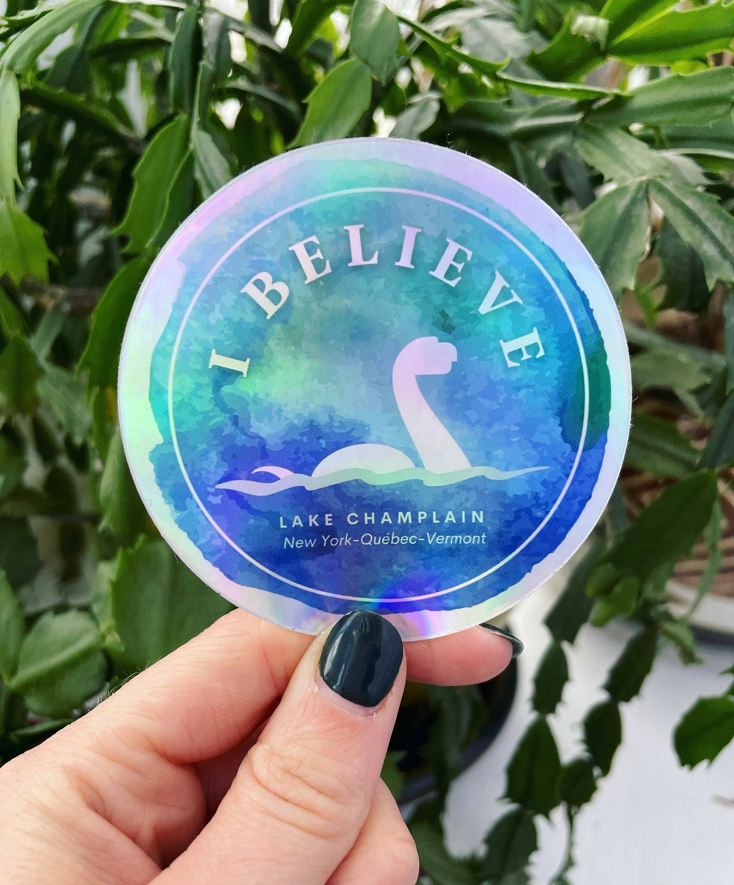 Lake Champlain Champy I Lake Monster Sticker | Plattsburgh | Burlington | I Believe | North Country gift | Water Bottle Sticker | Champ