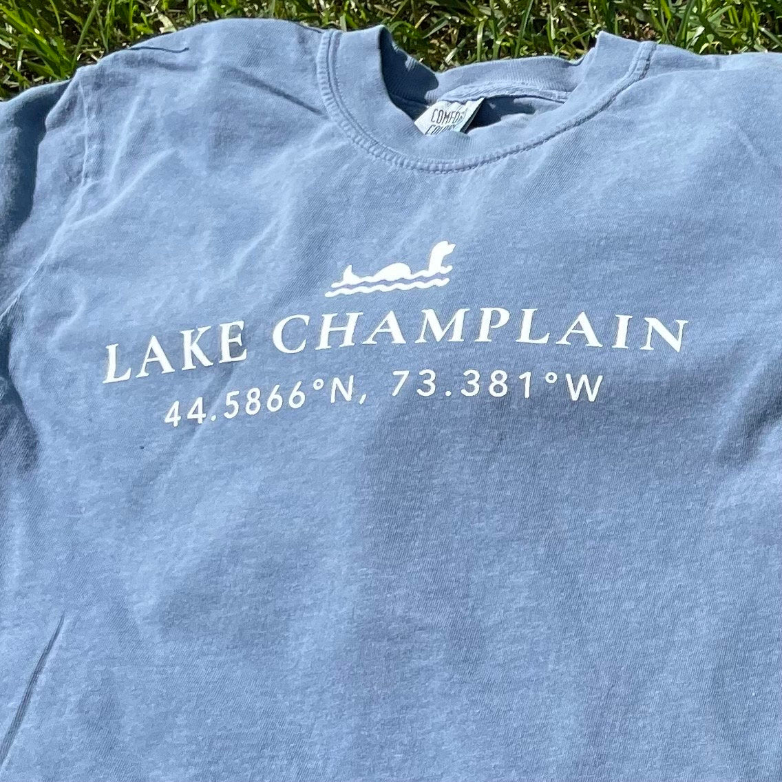 Lake Champlain Short Sleeve Shirt | Plattsburgh, New York | Burlington, Vermont | North Country Gift, Present | Fisherman Gifts | Sailing |