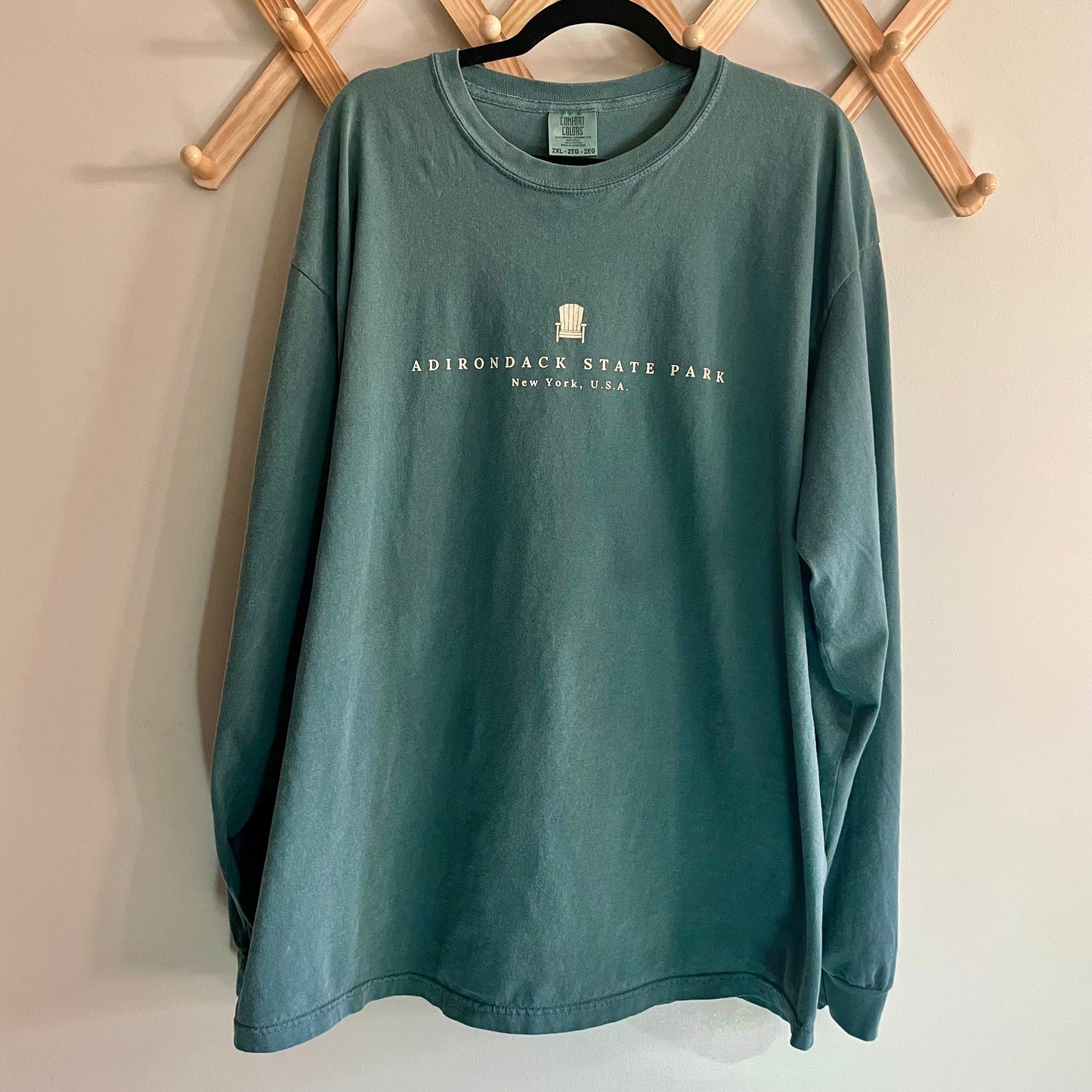 Adirondack Park Long Sleeve Shirt | Plattsburgh, New York | Burlington, Vermont | North Country Gift, Present | Lake Placid | ADK | Saranac